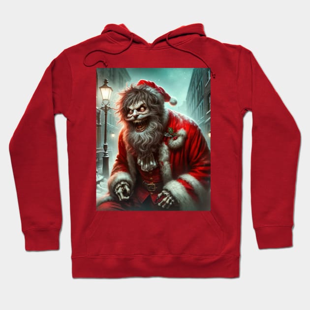 Dr Jekyll and Mr Claus Hoodie by TooplesArt